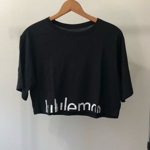 Lululemon branded crop top. Black. See description.